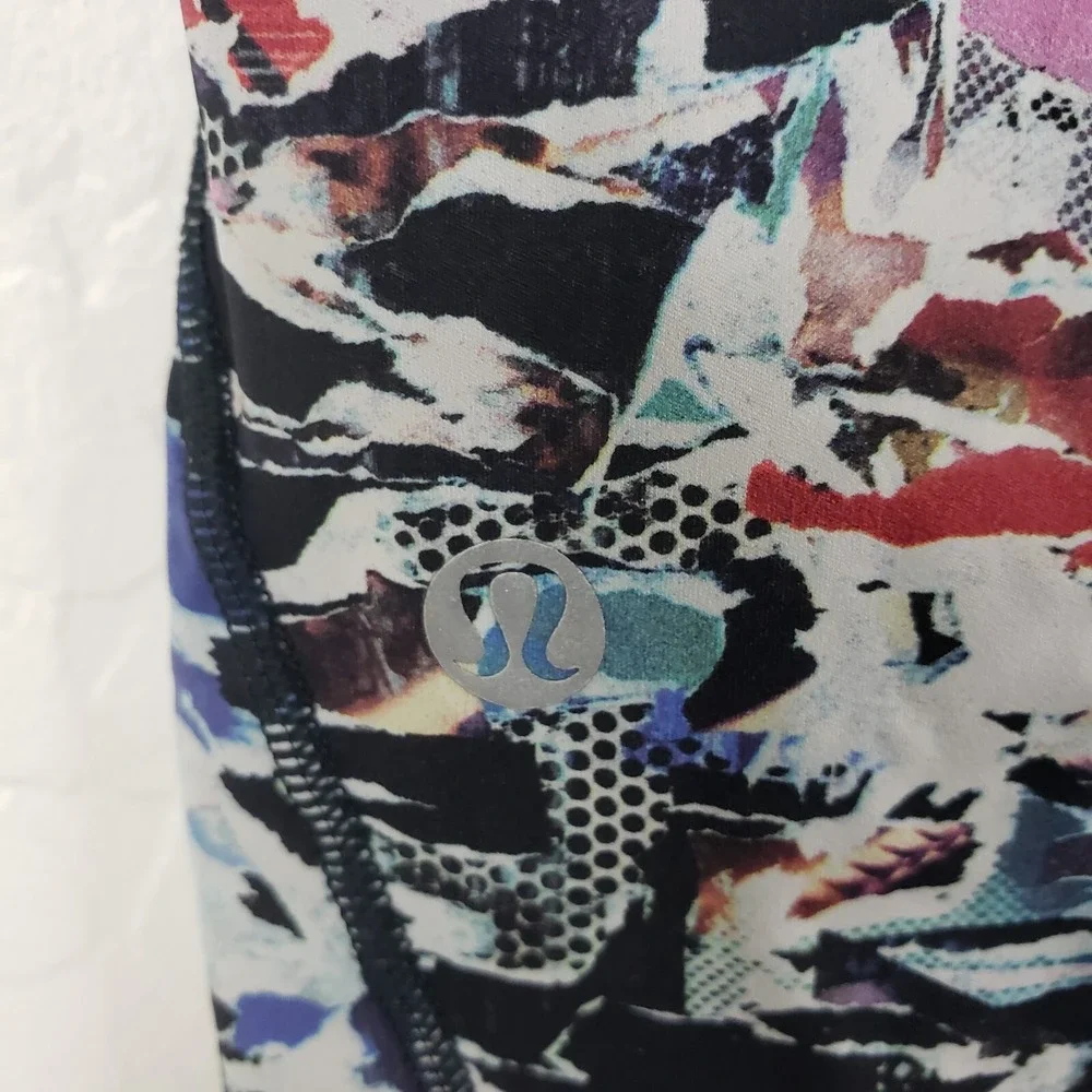 Lululemon Pants Women's 6 Colorful Break Free Nulux‎ Culture Clash Star Leggings